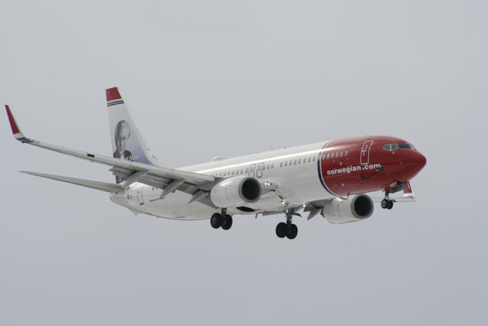 Norwegian Boeing B737-8JP LN-NOT. Foto: Hans Groby.