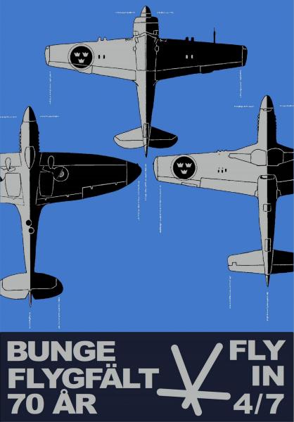 Bunge flygfält 70 år - Fly In 4/7 2009
