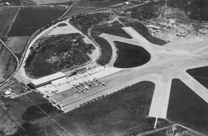 Bromma flygplats dagen efter invigningen 1936.