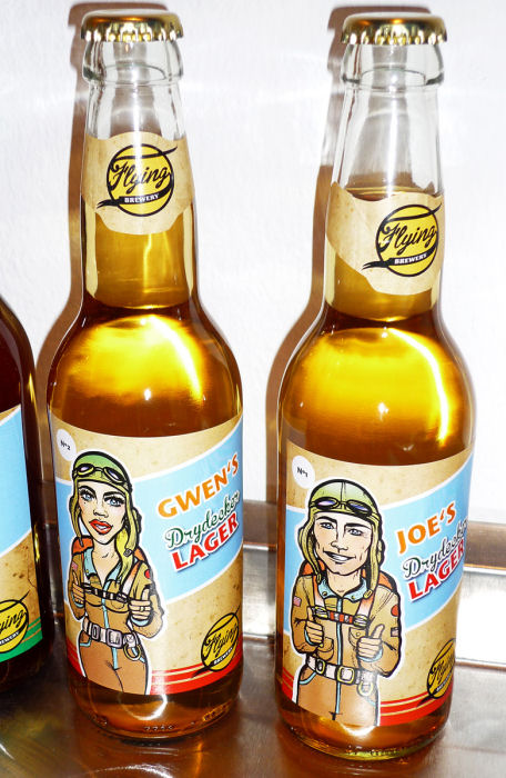 En av bryggeriets tre produkter är lagerölet Drydecker Lager med en alkoholstyrka på 5,2 %. Foto: Gunnar Åkerberg.